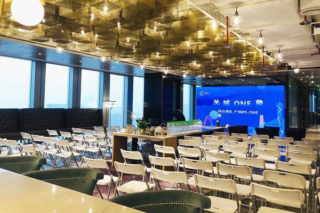 广州周大福金融中心的活动场地