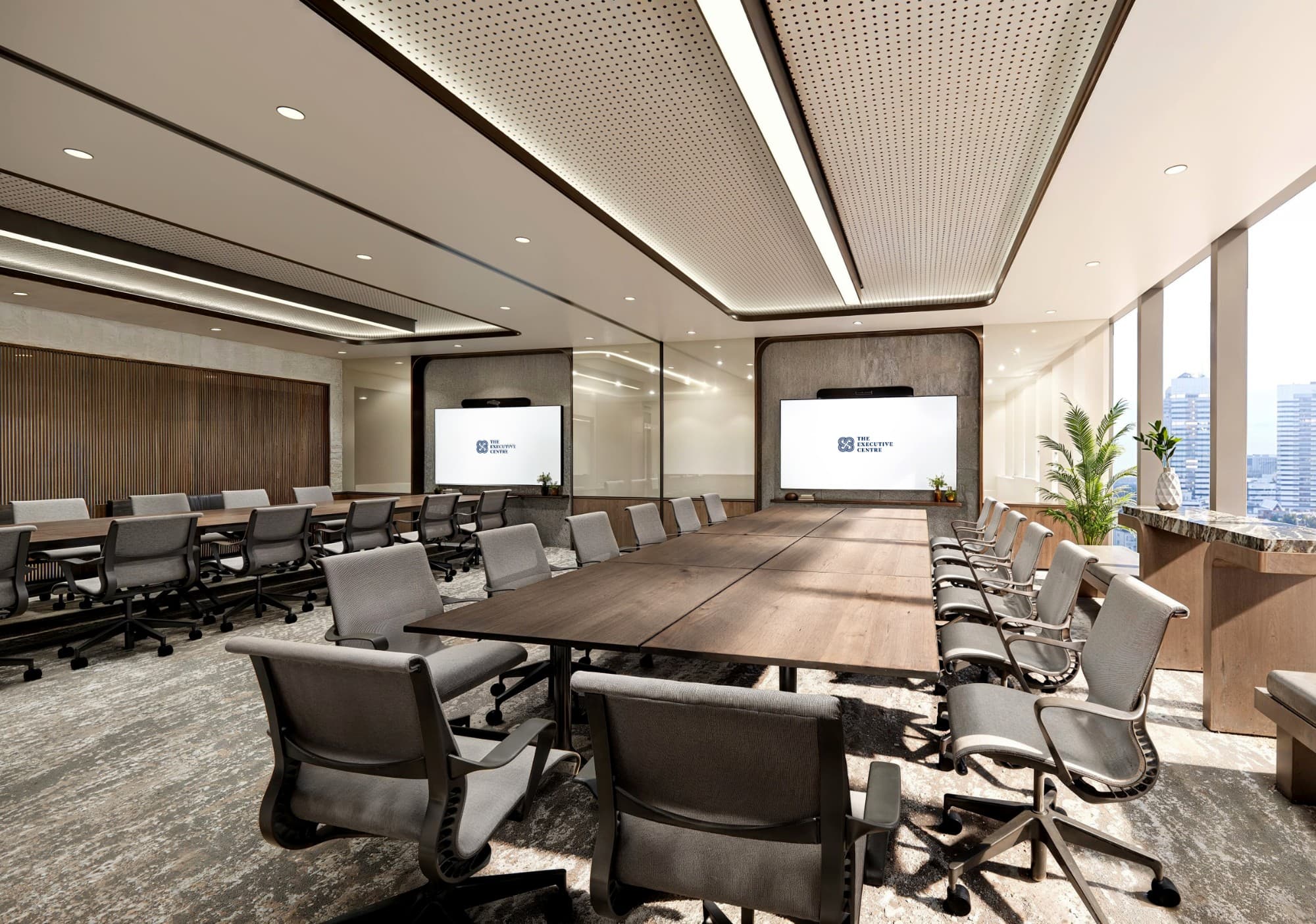 Meeting Room at Six NEO L28 in Manila with a modern setup and large windows