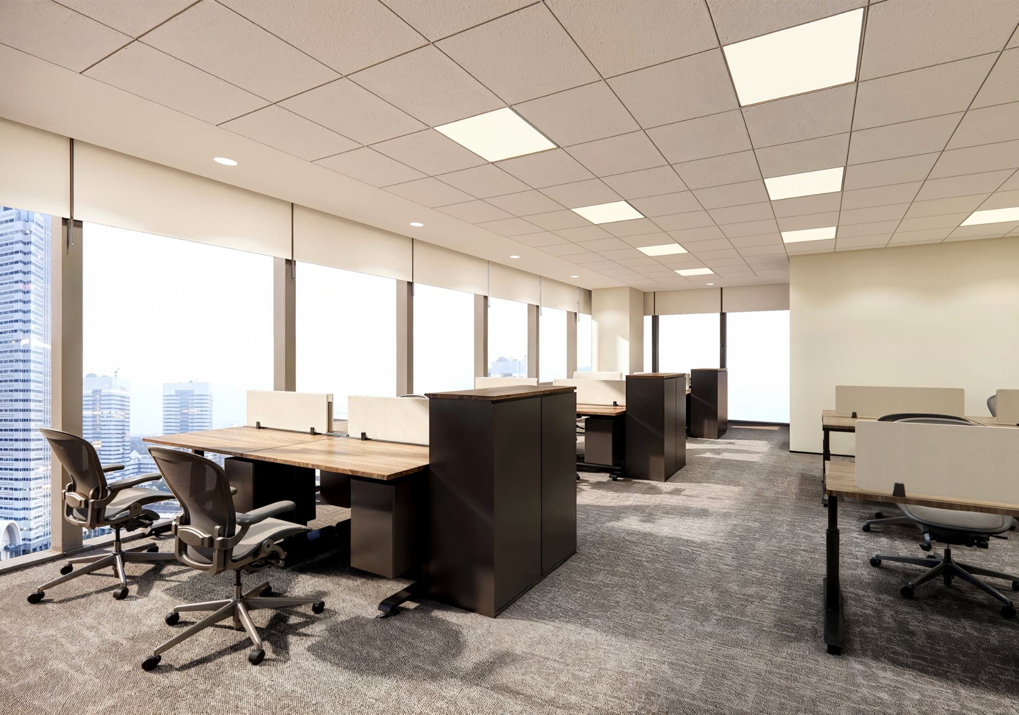 Private Office in Six NEO L28, featuring modern furnishings and a spacious layout