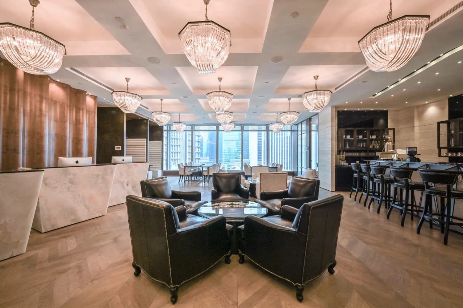 浦东区上海国金中心二期的活动场地