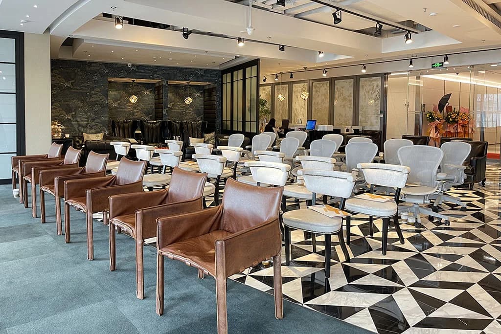 深圳嘉里建设广场的会员休息室
