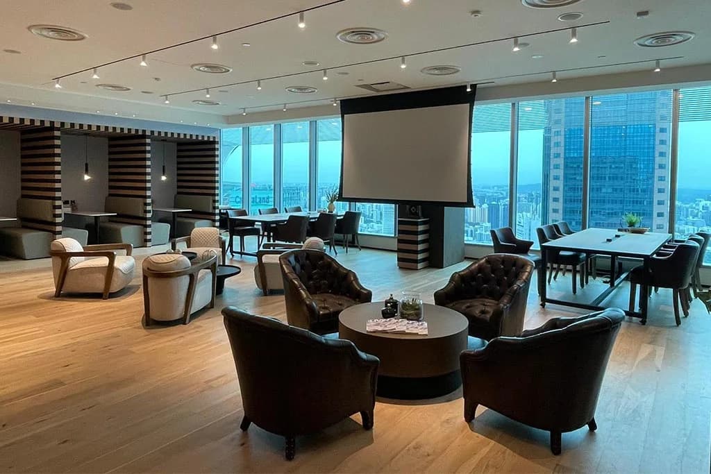 Event space with quality equipment at One Raffles Quay