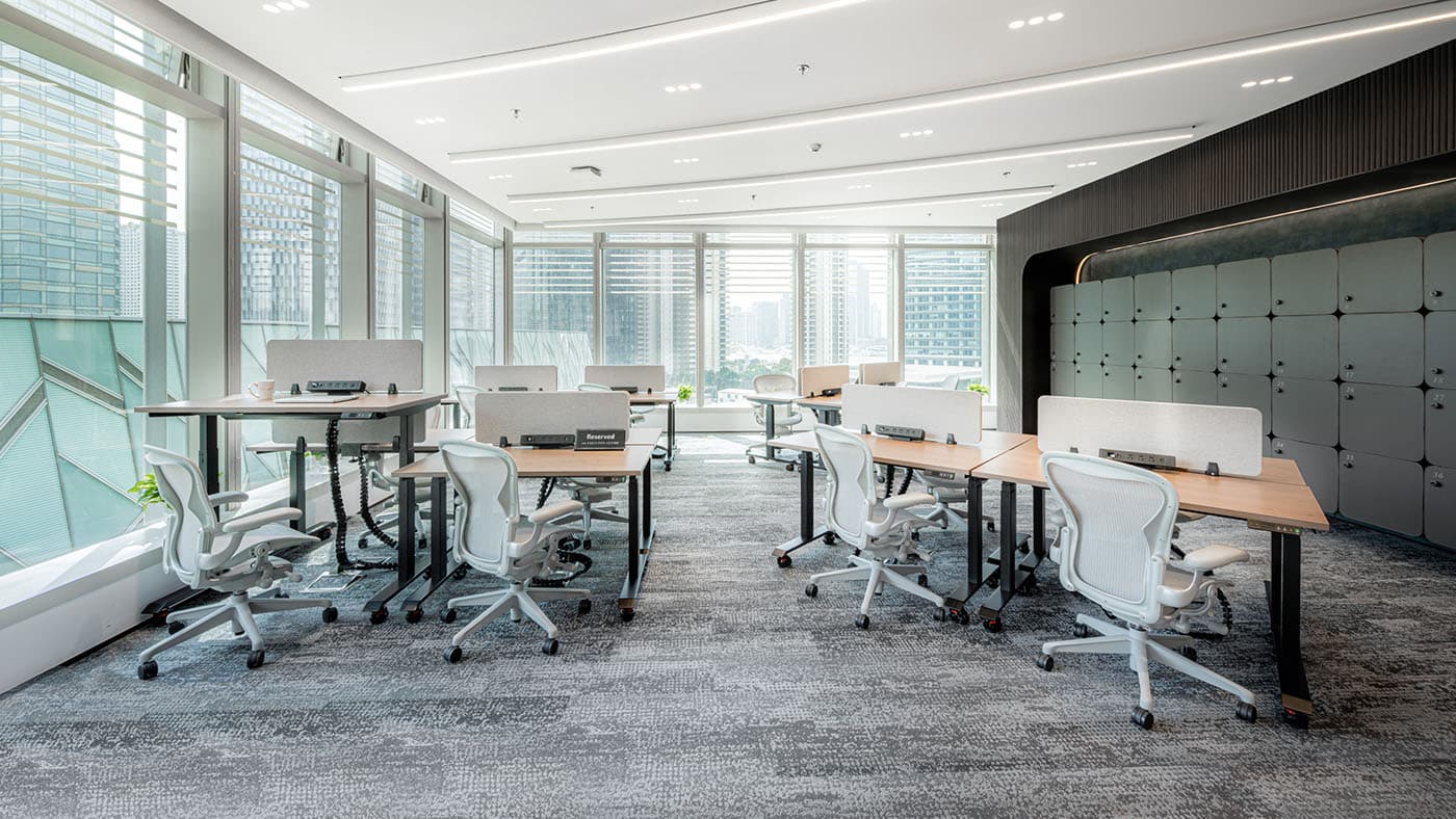 TEC 电竞博彩的商务中心提供灵活布局,满足不同配置需求