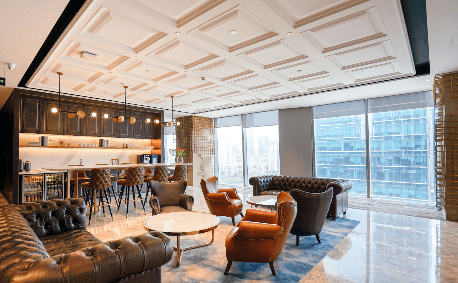 电竞菠菜的商务贵宾厅提供先进设备,能为不同企业带来理想办公氛围