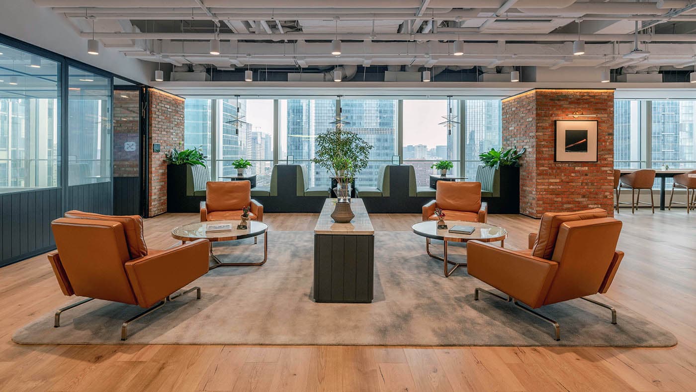 电竞菠菜 TEC 商务中心的现代灵活办公空间内部环境