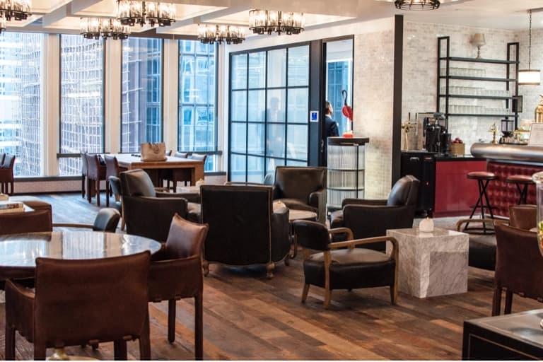 Event space at Two Chinachem Central in Hong Kong