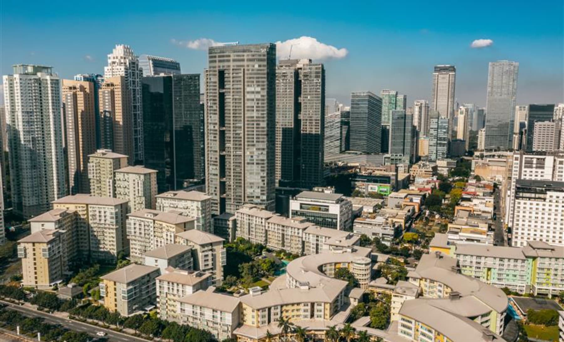 View of Bonifacio Global City from Six NEO L28, showcasing the surrounding business district